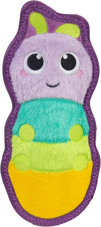 Outward Hound Tough Skinz Durable Squeaky Dog Toy with Two Tough Layers, Avocado, Green, Medium15