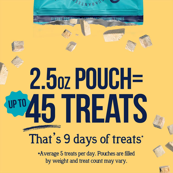 Stewart Freeze Dried Dog Treats, 100% Chicken Breast, 2.5 Oz Pouch | Premium Quality Raw Protein, Single Ingredient, High Protein Training Treats & Food Topper, No Refrigeration, Cat Friendly4