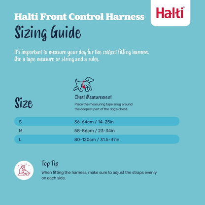 Halti Front Control Harness - Stop Your Dog Pulling on the Leash. Adjustable, Lightweight and Easy to Use. Anti-Pull Dog Training Harness for Medium Dogs (Size M) | Dog Harness to Stop Pulling on the Leash | Anti-Pull Training Aid | Front Leading No Pull Harness for Medium Dogs5