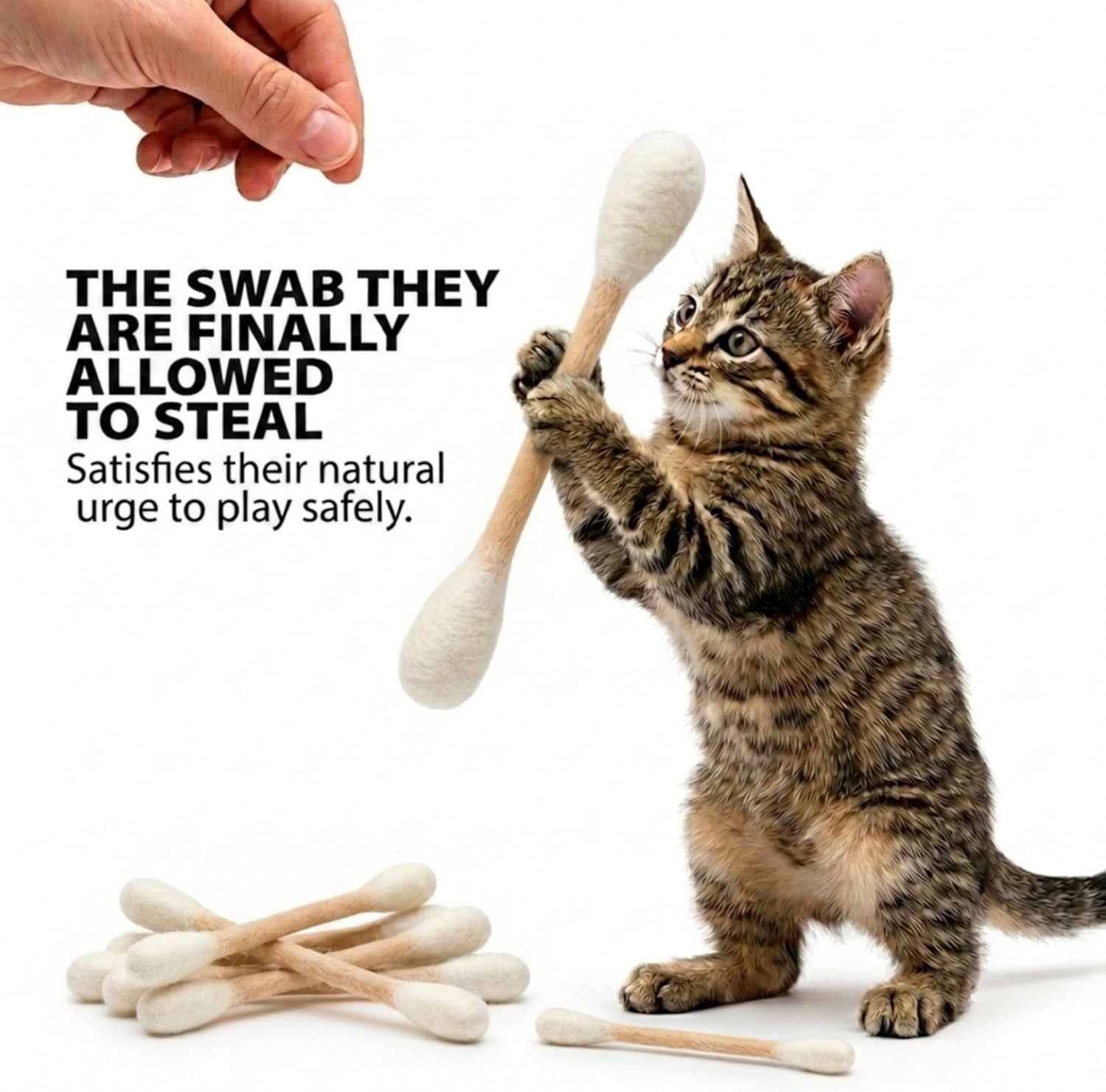 glaciart-one-swabs-cat-toys-with-catnip-6-pk-durable-for-chew-cute-cat-toys-interactive-kitty-for-boredom-exercise-play-filled-w-organic-catnip-for-anxiety-as-digestive-aid-gift-idea