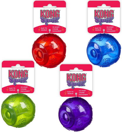Kong Dog Squeezz Ball Assorted Colors Large 2 Pack1