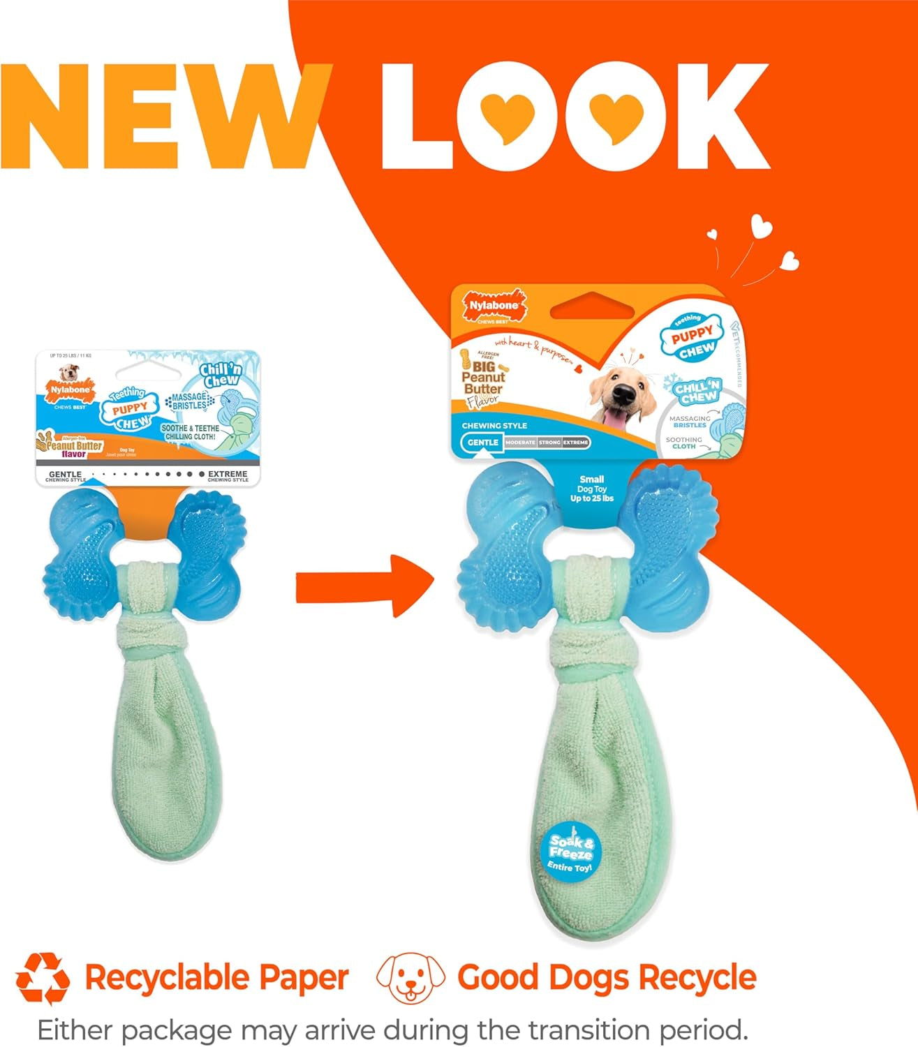 nylabone-puppy-chew-2-in-1-teething-freezer-bone-dog-chew-toy-small-peanut-butter-flavor-teething-toys-for-puppies-puppy-teething-freezable-to-soothe-sore-gums-for-small-puppies-up-to-25-lbs