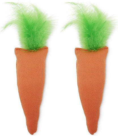 Ourpets 100-Percent North American Catnip Filled Carrot Cat Toy 24 Karat11