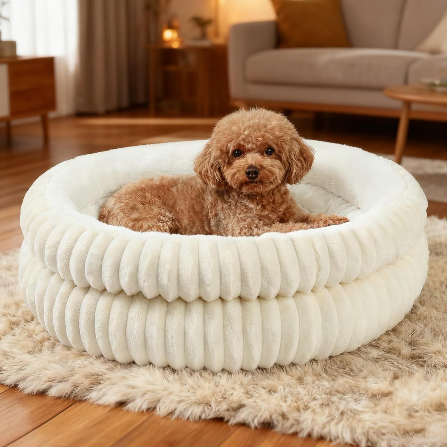 cat-beds-for-indoor-cats-washable-round-donut-dog-bedgrey-s-cute-fluffy-puppy-dogs-beds-for-small-dogs-cat-bed-with-anti-slip-bottom-round-dog-cat-beds-for-indoor-cats