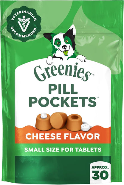 Greenies Pill Pockets Small Dog Treats, Chicken Flavor, 3.2 Oz | Vet-Recommended, Masks Pill Smell & Taste, Easy Pinch-Close Design, Stress-Free Medicating, Tablet Size, 3.2 Oz. Pouch13