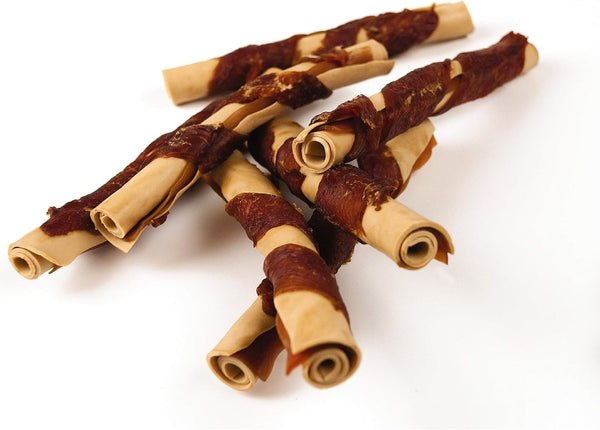 Dreambone Chicken Wrapped Large Stick Dog Treats, Daily Rawhide-Free Chew, Digests Safely and Completely, with Real Protein, Chicken and Veggies, 8 Count3