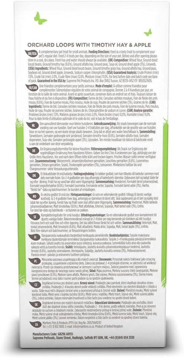 Selective Naturals Orchard Loops with Timothy Hay & Apple (Pack of 4)5