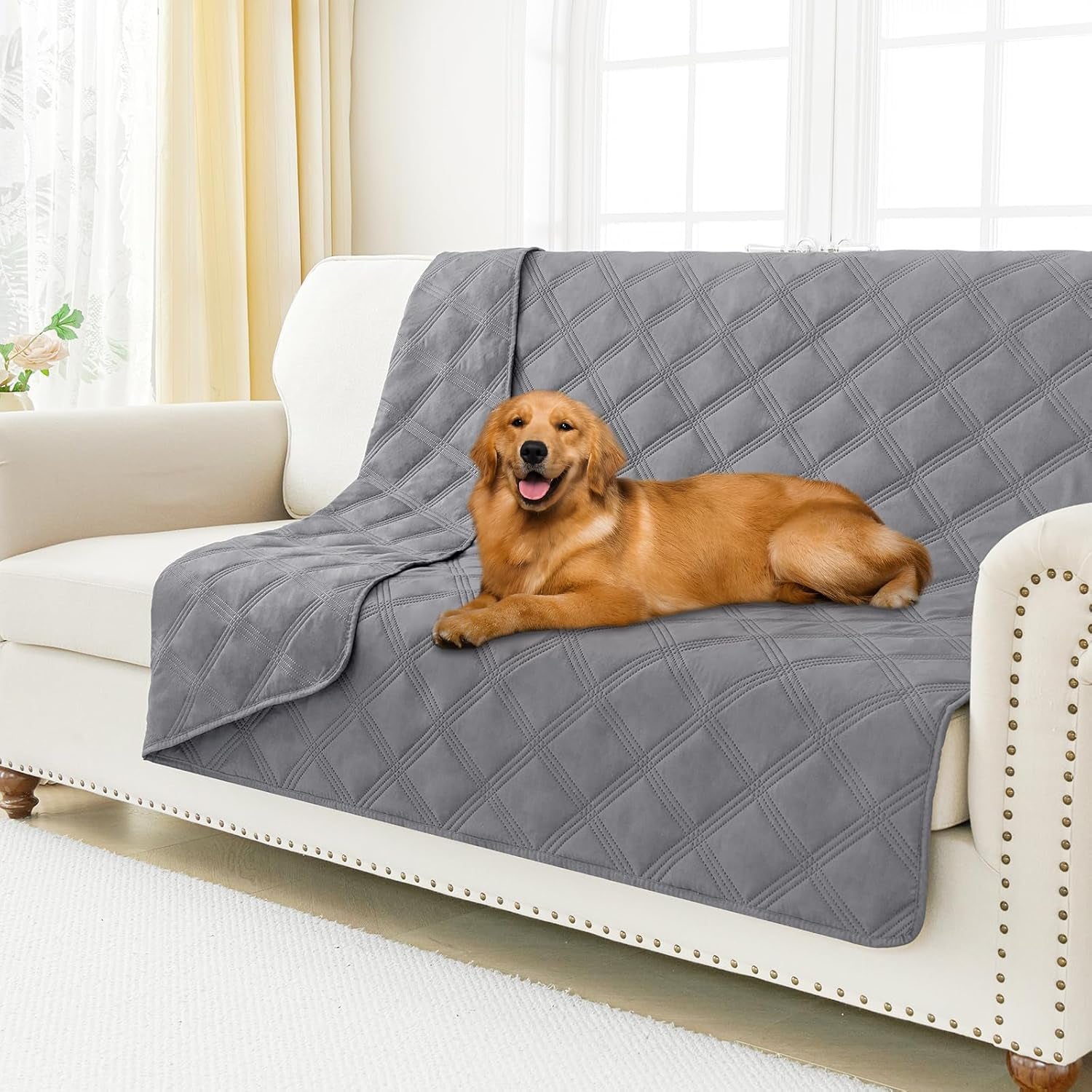 smiry-waterproof-dog-bed-cover-blanket-reversible-pet-blanket-soft-reversible-washable-leakproof-cats-dogs-couch-cover-for-sofa-couch-furniture-30x70-inch
