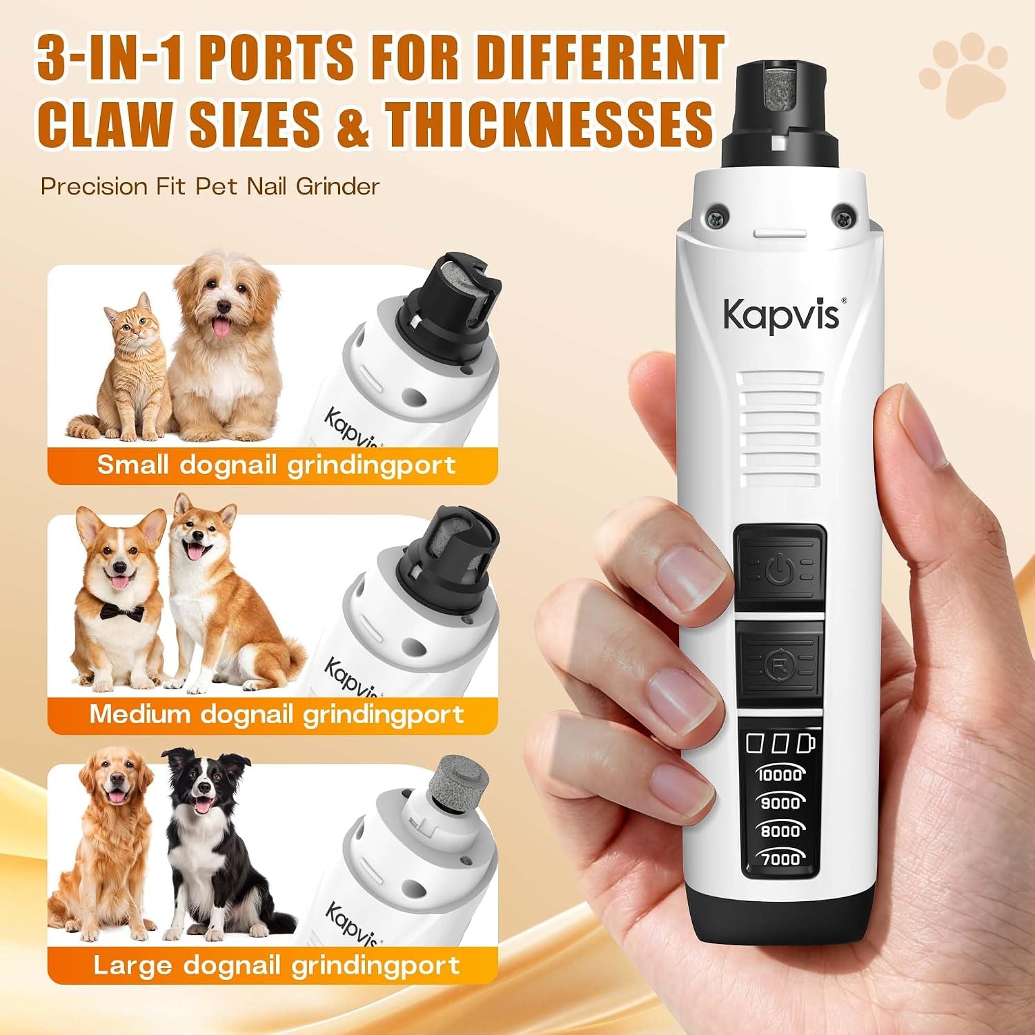 dog-nail-grinder-with-2-led-lights-4-speed-pet-nail-grinder-for-dogs-cats-kapvis-electric-dog-nail-trimmer-quiet-2-grinding-heads-included-digital-display-2-led-lights-2-5hr-charge-for-480min-use
