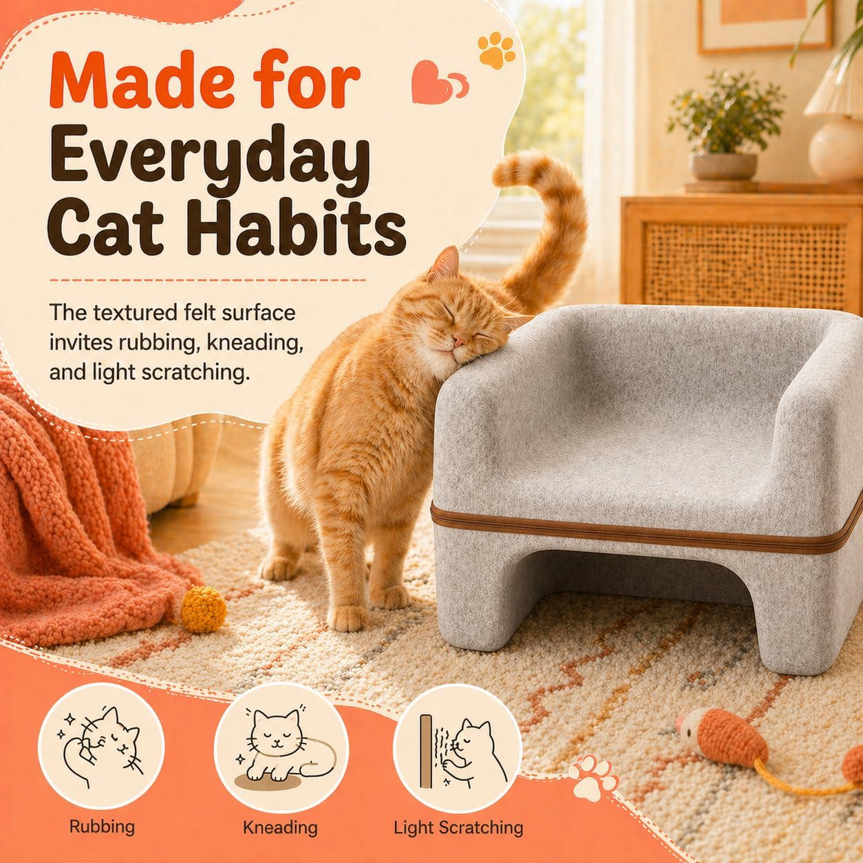 large-cat-bed-for-indoor-cats-2-tier-cat-cave-bed-with-top-lounge-lower-hideaway-washable-pet-felt-cat-sofa-for-living-room-bedroom-apartment-scratch-friendly-cat-furniture-light-gray