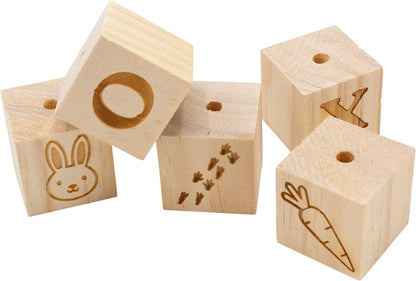 Oxbow Ox Blocks, Rabbit & Guinea Pig Toy, Bunny Enrichment Chew Toy | Oxbow Enriched Life, Rabbit Chew Toys, Guinea Pig Enrichment, Guinea Pig Chew Toys, Rabbit Enrichment, Natural Materials3