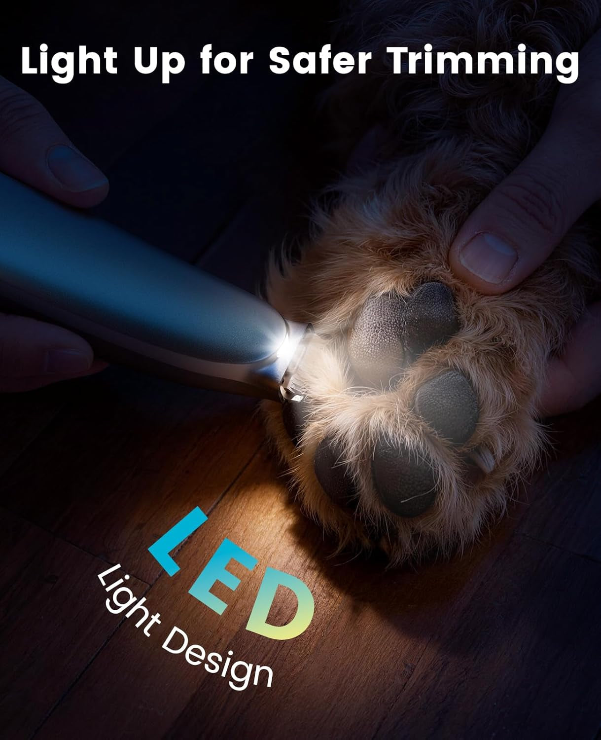 oneisall-dog-paw-trimmer-with-led-light-skin-friendly-curved-blade-low-noise-paw-clippers-2-speed-6500-rpm-for-dogs-cats-cordless-between-toes-sensitive-areas