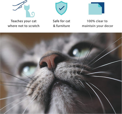 Training Tape, Cat Tape for Furniture, Scratch Deterrent Keep Cats from Scratching Furniture with Our Double -Sided Repellent, 2.5" X 15' Roll7