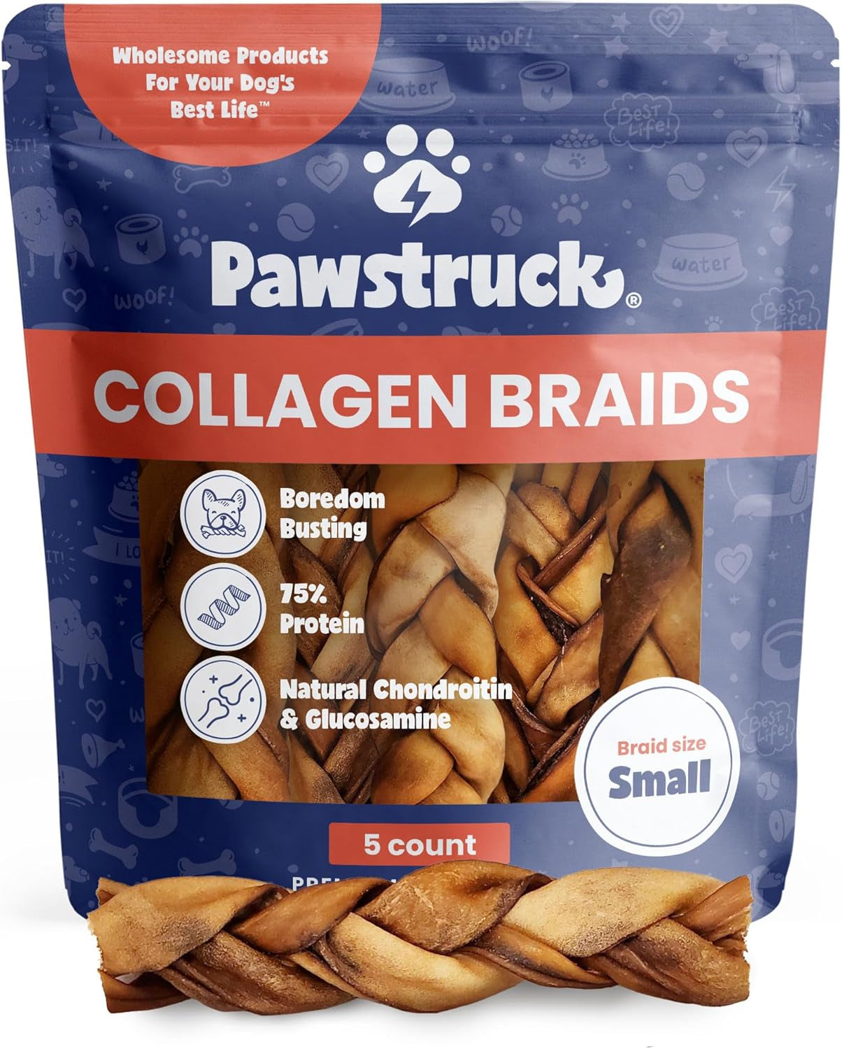 pawstruck-natural-large-10-13-beef-collagen-braids-for-dogs-long-lasting-rawhide-bully-stick-alternative-with-chondroitin-glucosamine-3-pack