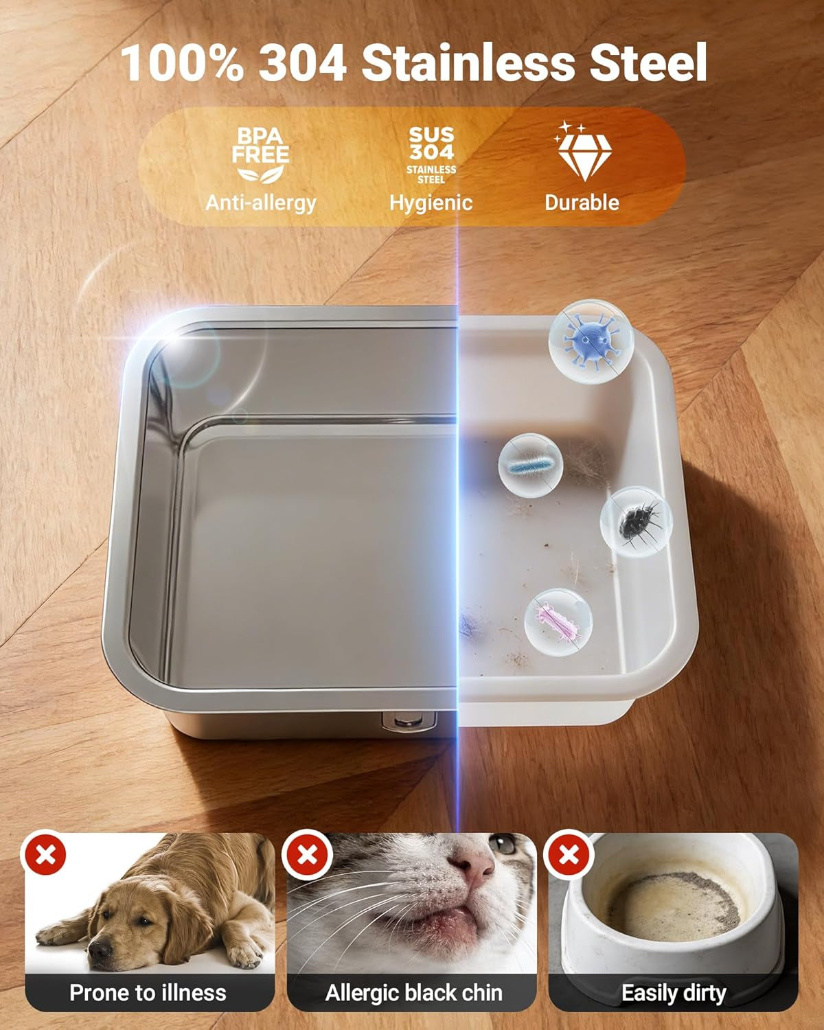 12l-3-17gal-dog-water-fountain-with-silicone-mat-3-filters-stainless-steel-multi-pet-water-dispenser-quiet-automatic-dog-water-bowl-dispenser-with-visible-window-alert-light-for-large-dogs-cats