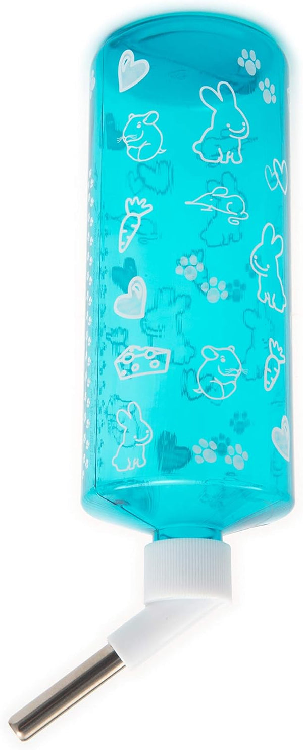 Lixit® Critter Bright Water Bottles for Hamsters, Rabbits, Chinchillas, Ferrets, Guinea Pigs and Other Small Animals - Made in USA (Blue (Pack of 1), 32 Ounce)8