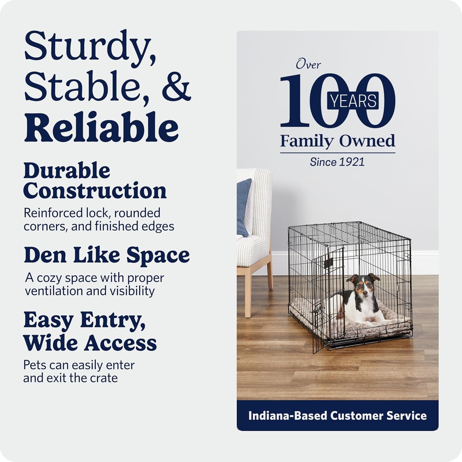 midwest-homes-for-pets-30-inch-icrate-for-medium-breeds-21-40-lbs-single-door-folding-dog-crate-with-divider-panel-leak-proof-tray-secure-latch-portable-durable-easy-to-assemble
