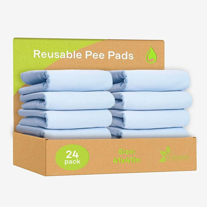 GREEN LIFESTYLE Washable Pee Pads for Dogs - Waterproof Reusable Puppy Pads with Anti-Slip Backing, Pet Training Pad for Puppy Playpen, Crate, Whelping Box, Potty Training (Pack of 6 - 30X34)26