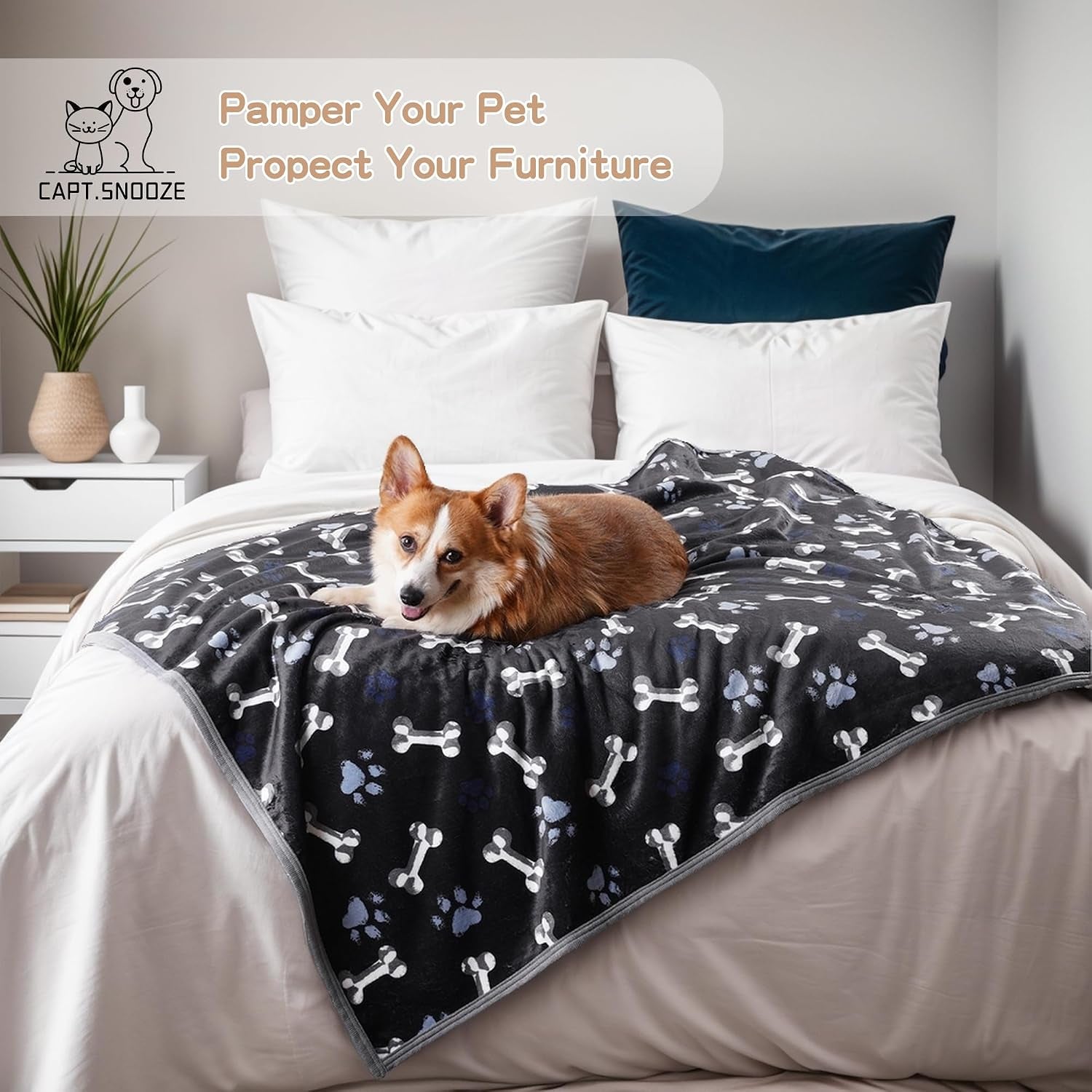 washable-waterproof-dog-blankets-for-large-dogs-50x60-black-soft-fluffy-pet-blanket-for-couch-sofa-car-crate-bed-furniture-protector-reversible-sherpa-fleece-dog-blanket-paw-pattern