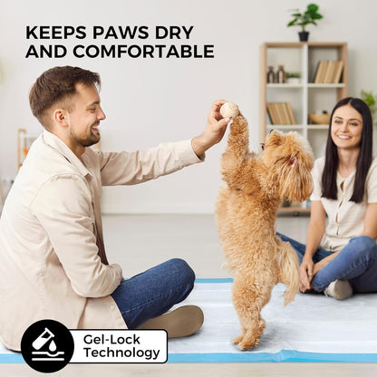 50 Pack 30"X36" Extra Large Dog Pee Pads - Super Absorbent & Leak-Proof Disposable Puppy Training Pads | X-Large Quick-Dry 5-Layer Protection Piddle Pads for Indoor & Outdoor Use4