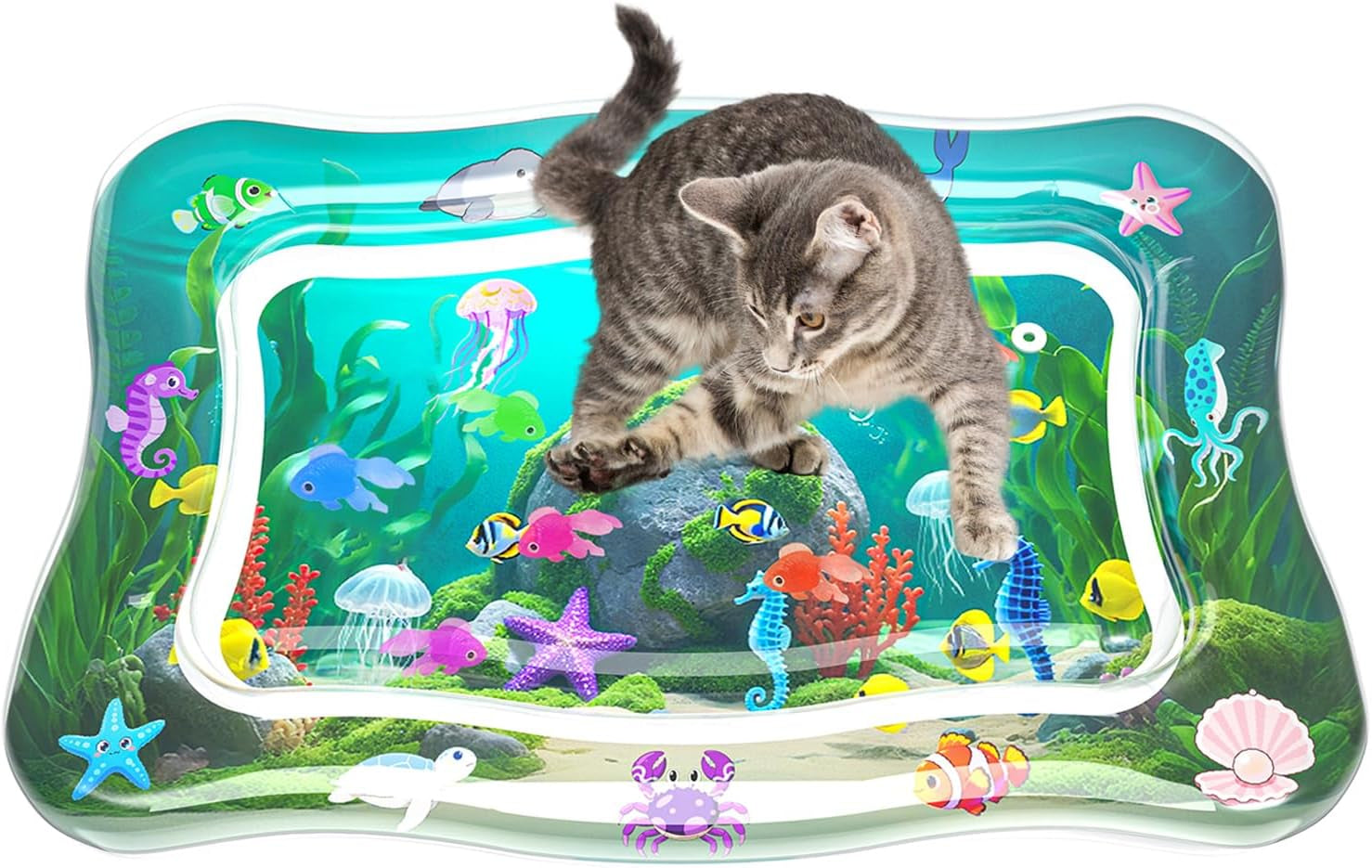 interactive-cat-toy-for-indoor-cats-upgraded-cat-water-mat-thickened-water-sensory-play-mat-with-fish-enrichment-stimulating-toy-for-bored-adult-kitten-cats-to-exercise-hunting-thickened-water-sensory-play-mat-with-fish-enrichment-stimulating-toy-for-bored-adult-kitten-cats-to-exercise-hunting