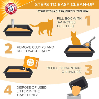 ARM & HAMMER Clump & Seal Cat Litter, Fresh Scent 14Lb3