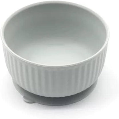 Cat Bowls with Suction Cup 13 Oz — Elevated Silicone Pet Dish with Non-Slip Bottom for Dry Food, Wet Food and Water (Light Grey)1