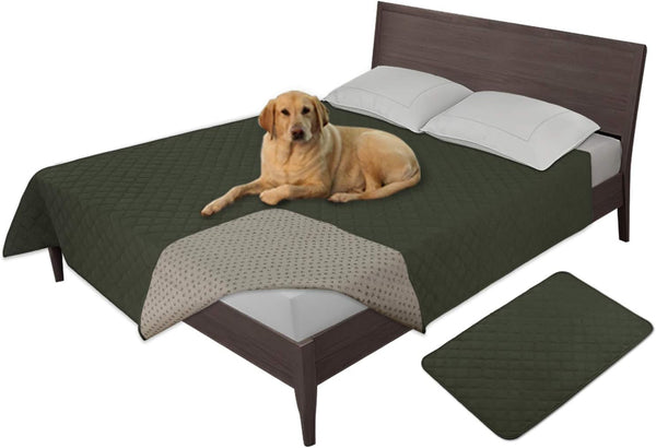 Easy-Going 100% Waterproof Dog Bed Cover, Non-Slip Pet Blanket for Furniture, Washable Couch Cover, Repleasement Sofa Cover (68X82 In,Gray)14
