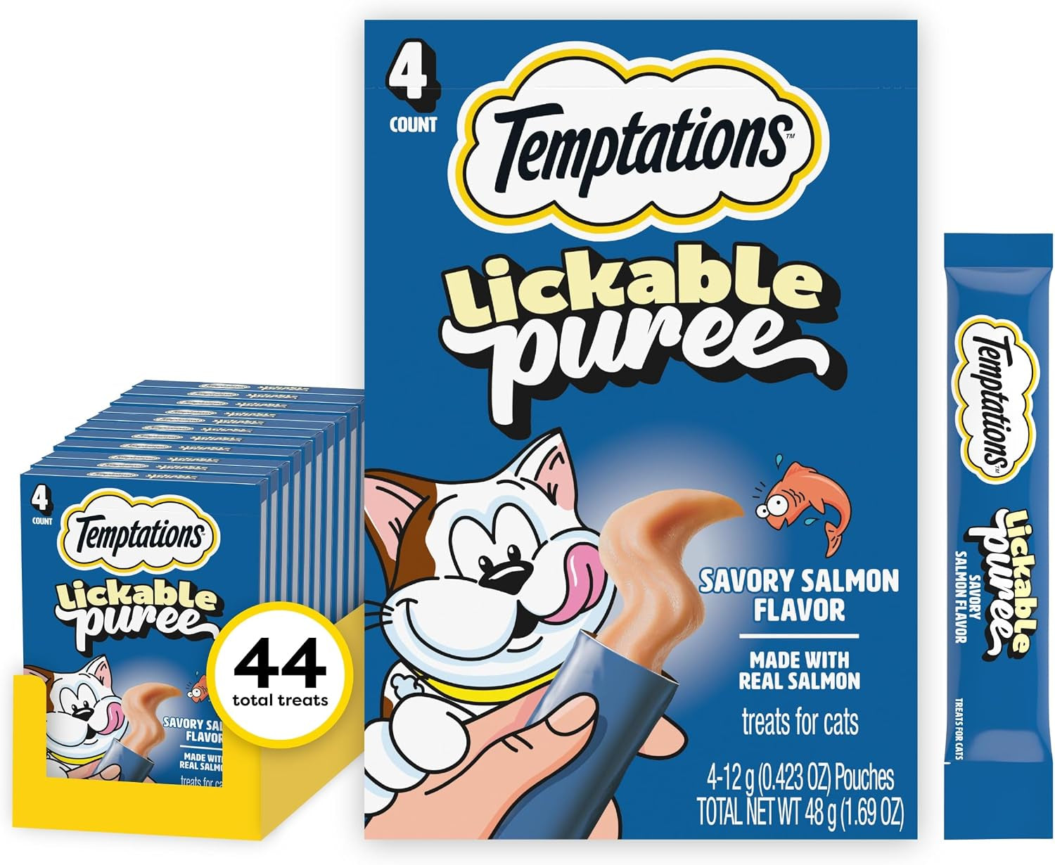 temptations-creamy-puree-cat-treats-beef-chicken-salmon-tuna-48-count-beef-salmon-chicken-tuna-under-15-cal-tube-no-added-sugar-or-fillers-senior-friendly-meal-topper-or-hand-feed