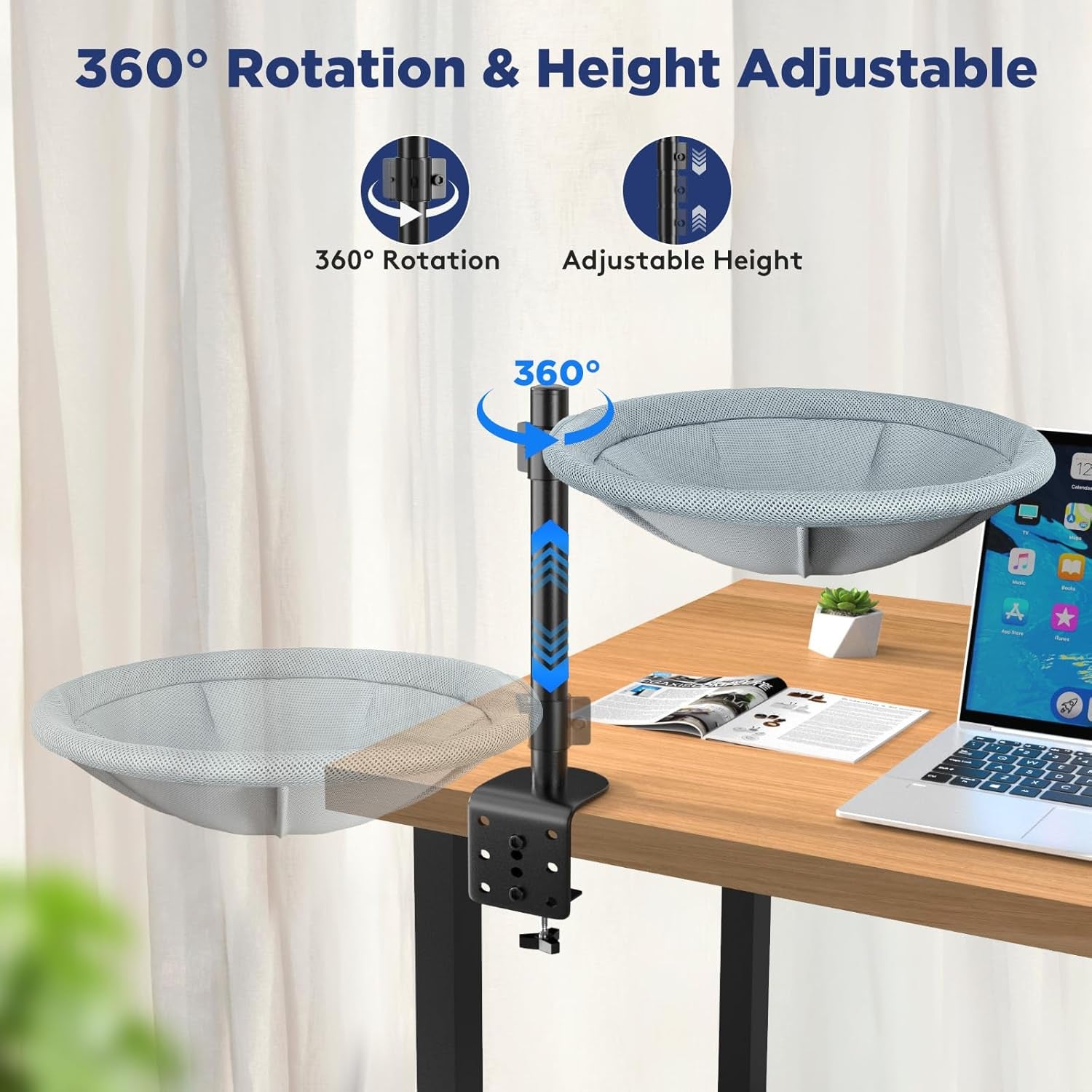 aiperro-cat-desk-bed-360-rotating-height-adjustable-cat-hammock-perch-sturdy-cats-bed-for-desk-with-removable-washable-cover-supports-up-to-60lbs-perfect-for-indoor-cats