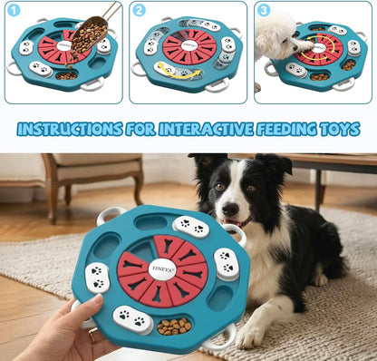 YINEYA Dog Puzzle Toy, Enrichment Toys for Dogs Training IQ & Treat Brain Games, Dog Toys to Keep Them Busy, Mental Stimulation for Dogs, Puppy Toy for Treat Dispensing, Puzzle for Small, Medium, Cats5