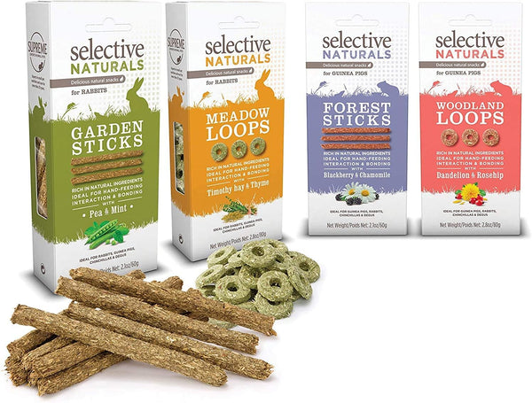 Supreme Petfoods 3 Pack of Selective Naturals Meadow Loops, 2.8 Ounces Each, with Timothy Hay and Thyme3