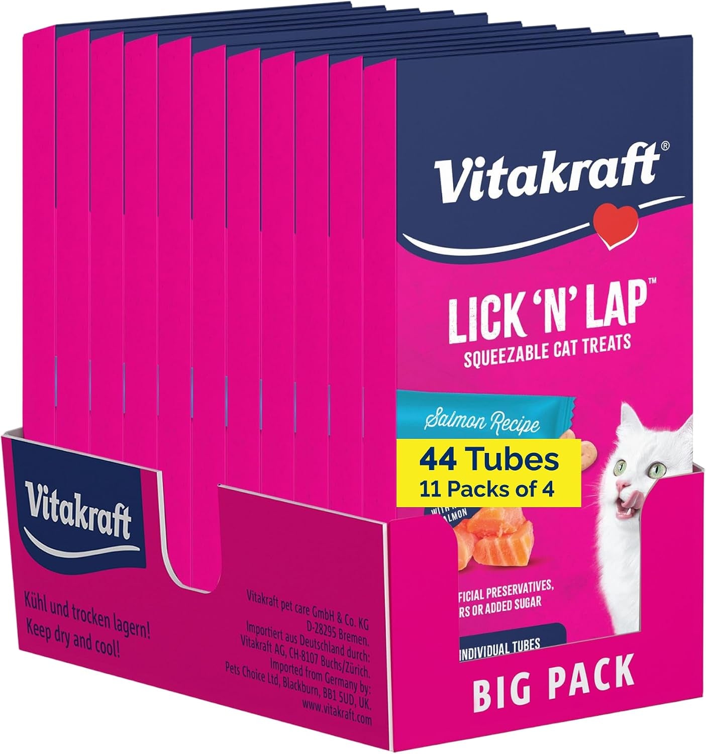 vitakraft-lick-n-lap-real-salmon-squeezeable-liquid-cat-treats-lickable-salmon-broth-1-ingredient-no-artificial-colors-preservatives-or-added-sugar-for-hydration-0-52-oz-tubes-16-count