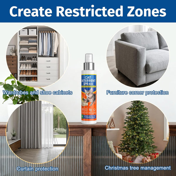 Cat Deterrent Spray - Cat Deterrent for Furniture Protection, Pee Spraying7