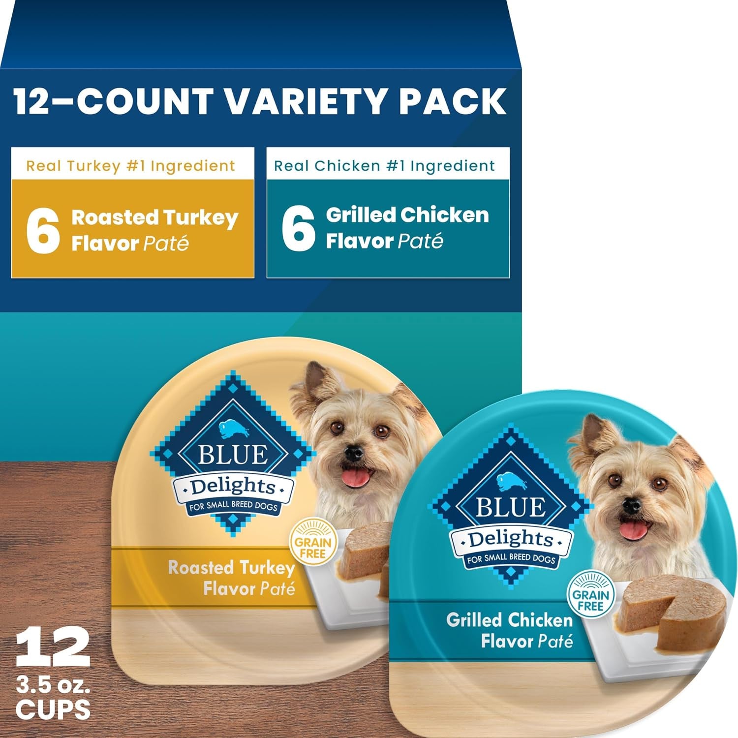 blue-buffalo-delights-variety-pack-natural-grain-free-wet-dog-food-for-small-breed-dogs-top-sirloin-flavor-pate-and-grilled-chicken-flavor-pate-with-natural-ingredients-3-5-oz-each-12-cups