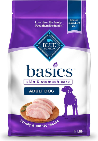Blue Buffalo Basics Adult Dry Dog Food, Skin & Stomach Care, Limited Ingredient Diet for Dogs, Salmon Recipe, 24-Lb. Bag13