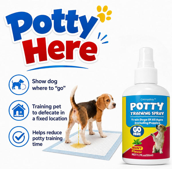 Dog Potty Training Spray Set, Dog Pee Spray (2-Pack), Stops Urination & Marking, Indoor & Outdoor Potty Training for Dogs & Puppies, Essential Tools for Dog Training, 1.7 Fl Oz4