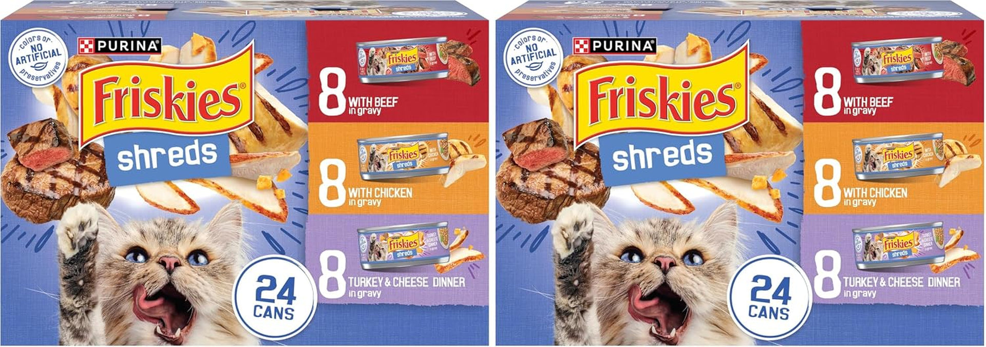 purina-friskies-gravy-wet-cat-food-variety-pack-shreds-with-beef-with-chicken-and-turkey-and-cheese-dinner-pack-of-24-5-5-oz-cans