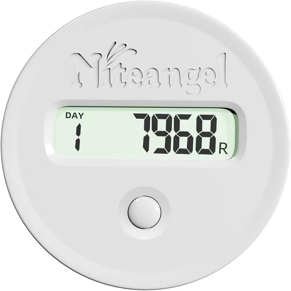 Niteangel Accurately Hamster Wheel Pedometer: 9-Day Continuous Data Records | Can Check Hamster Daily Activity - Small Pet Running Track Step Counter for Niteangel Super-Silent Acrylic & Wooden Wheels1