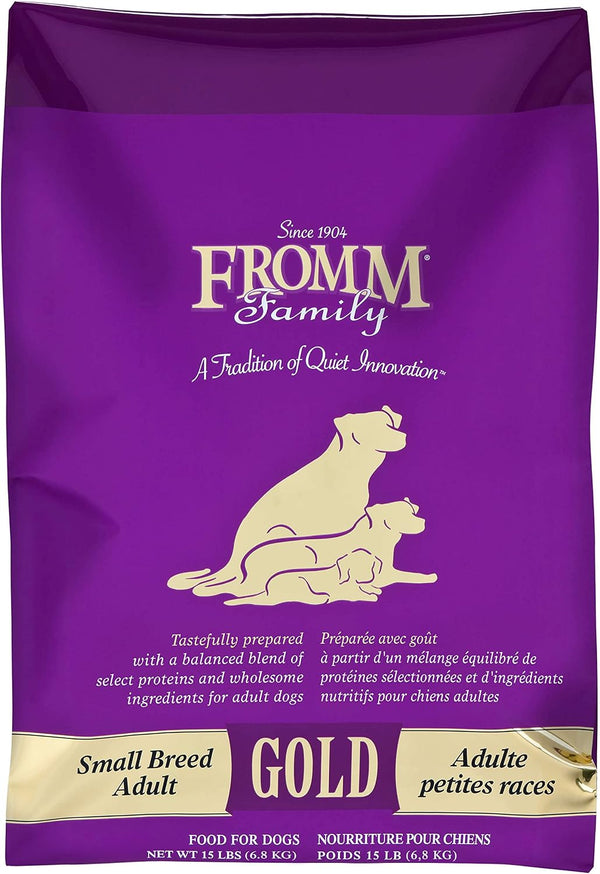 Fromm Small Breed Adult Gold Premium Dry Dog Food - Dry Adult Dog Food for Small Breeds - Chicken Recipe - 5 Lb12
