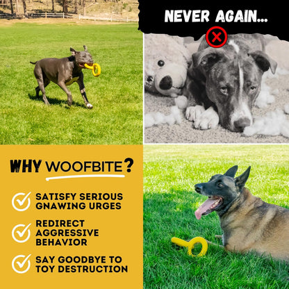 Tug Rings – Indestructible Dog Toy for Aggressive Chewers – Durable Power Chewer Toy – Tough, Heavy Duty Natural Rubber – Safe & Non-Toxic Medium/Large Breed – 6.5In7