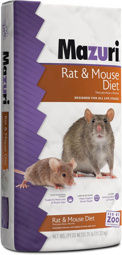 Mazuri | Pet Rat & Mouse Food | Rodent Pellet Blocks| 2 Pound (2 Lb.) Bag6