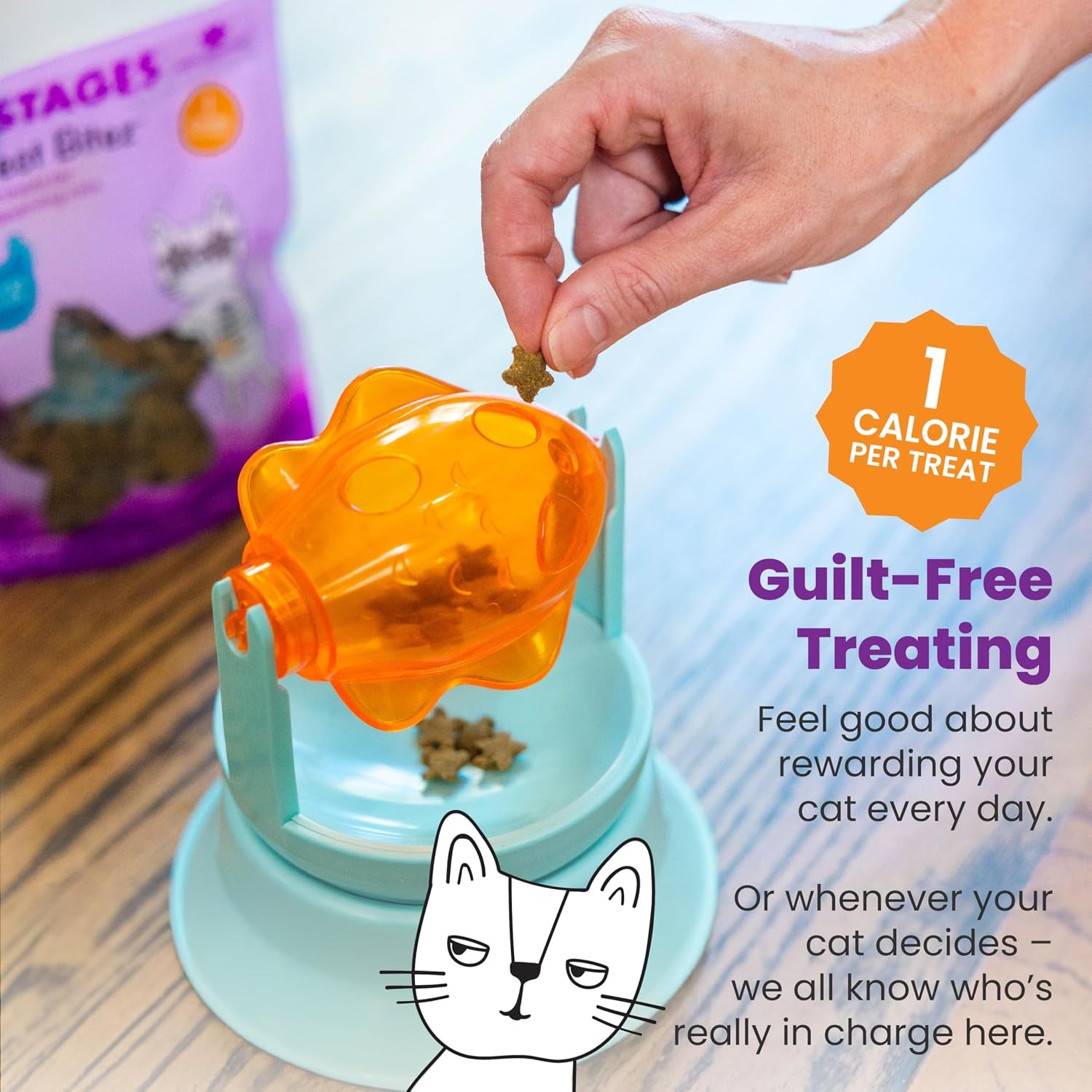 catstages-by-nina-ottosson-purrfect-bitez-natural-crunchy-cat-treats-for-puzzles-toys-feeders-training-usa-made-real-chicken-flavor-4oz