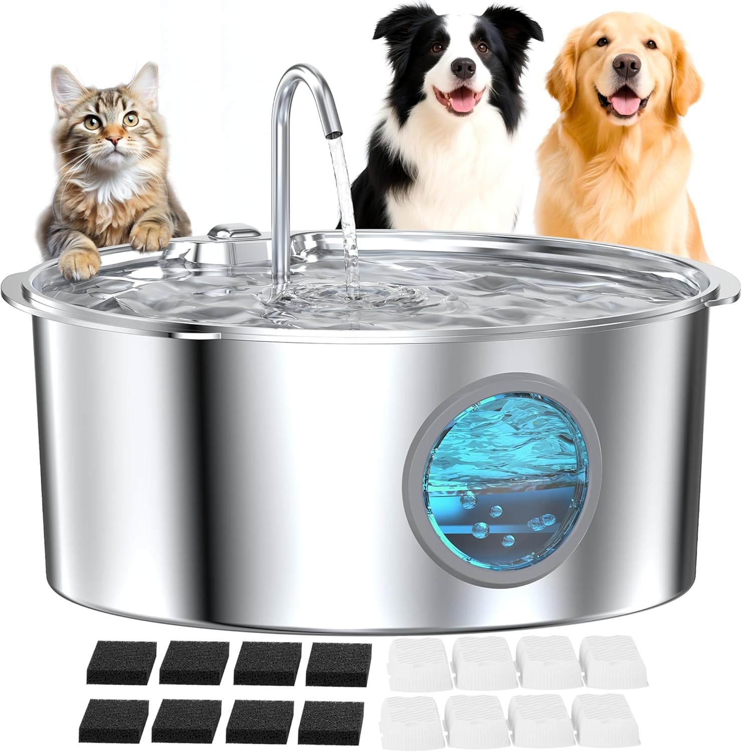 pet-water-fountain-for-large-dogs-metal-dog-water-fountain-silent-big-cat-fountains-for-drinking-3-2g-406oz-12l-water-fountain-dog-bowl-inside-grookpet-fountains-with-6-filters-3-sponges
