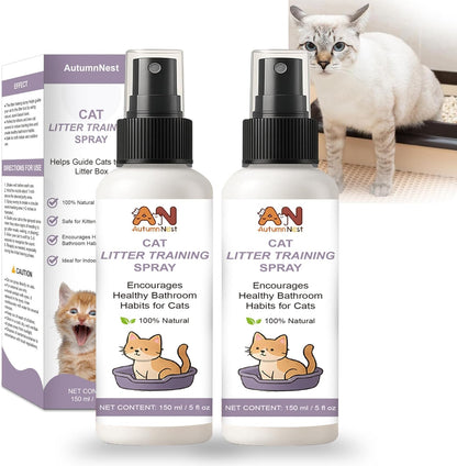 Cat Litter Training Spray – 150Ml Natural Attractant for Cats & Kittens – Helps Guide Proper Litter Box Use – Indoor Toilet Training Aid10