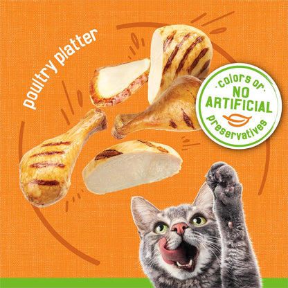 Purina Friskies Wet Cat Food Pate, Poultry Platter - (Pack of 24) 5.5 Oz. Cans4