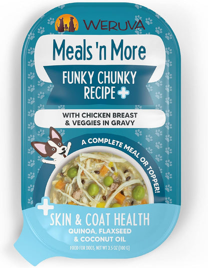 Weruva Meals 'N More Natural Wet Dog Food, Belly Belly Nice! Digestive Support Variety Pack, 3.5Oz Cup (Pack of 10)14