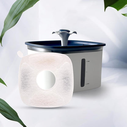 Pet Fountain Filters Compatible with 95Oz/2.8L Dog Water Fountain (4 Filters&4 Sponges)5