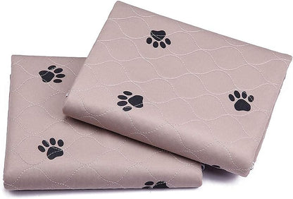 Washable Dog Pee Pads with Puppy Grooming Gloves,Puppy Pads,Reusable Pet Training Pads,Large Dog Pee Pad,Waterproof Pet Pads for Dog Bed Mat,Super Absorbing Whelping Pads4
