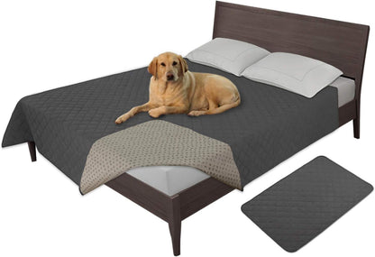 Easy-Going 100% Waterproof Dog Bed Cover, Non-Slip Pet Blanket for Furniture, Washable Couch Cover, Repleasement Sofa Cover (68X82 In,Gray)8